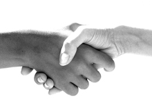 shaking hands image